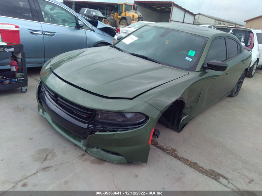 2022 DODGE CHARGER SXT VIN: 2C3CDXBG4NH111078