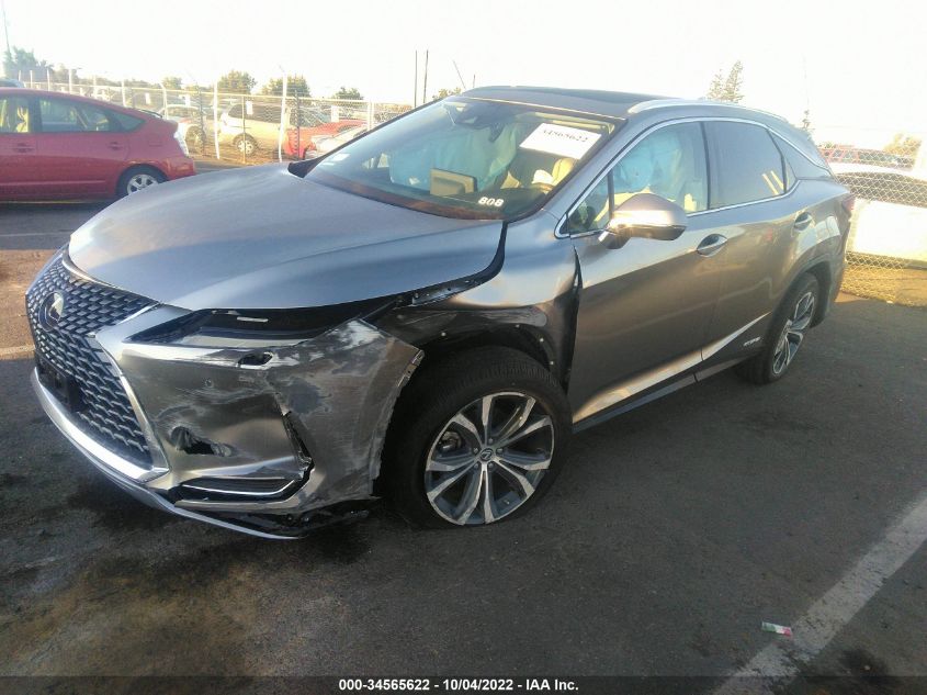 2022 LEXUS RX RX 450H VIN: 2T2HGMDA6NC085539