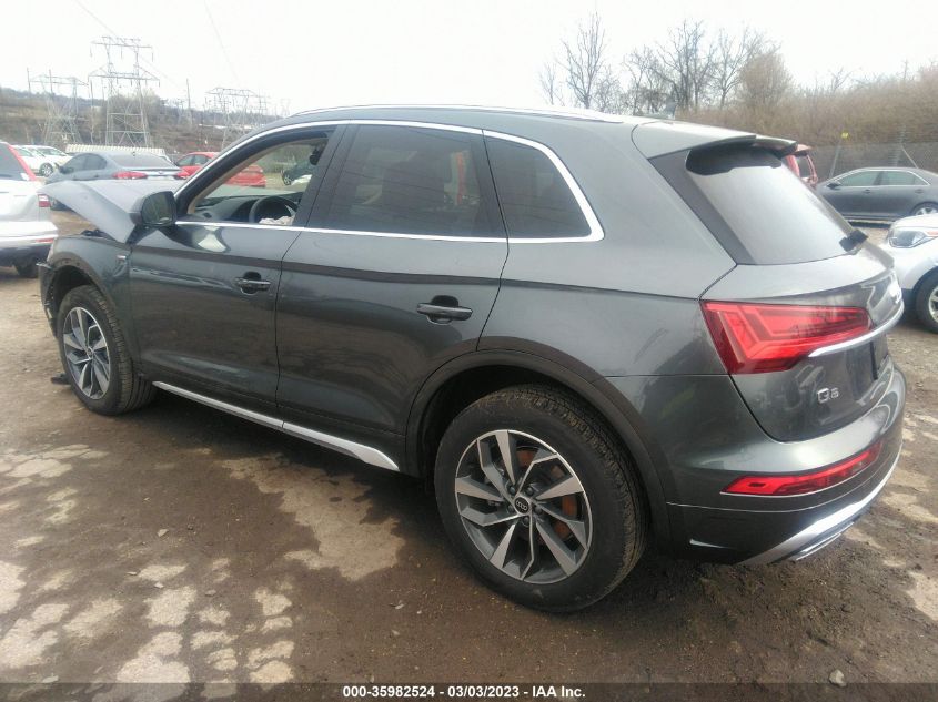 2022 AUDI Q5 S LINE PREMIUM PLUS VIN: WA1EAAFY5N2125863