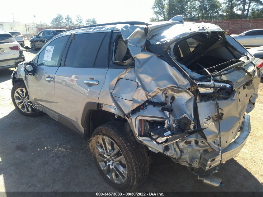 2021 TOYOTA RAV4 LIMITED VIN: 2T3Y1RFV0MC121105