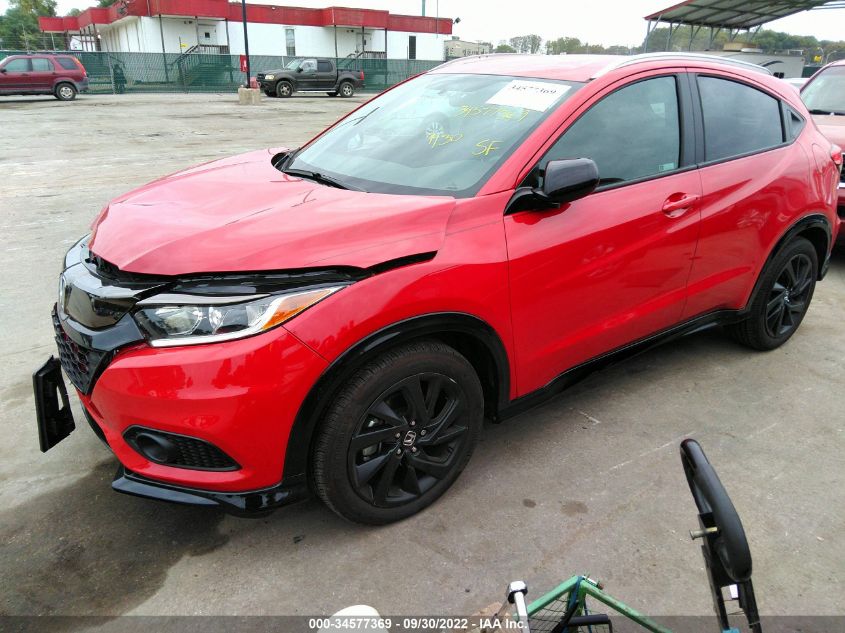 2022 HONDA HR-V SPORT VIN: 3CZRU6H14NM713316