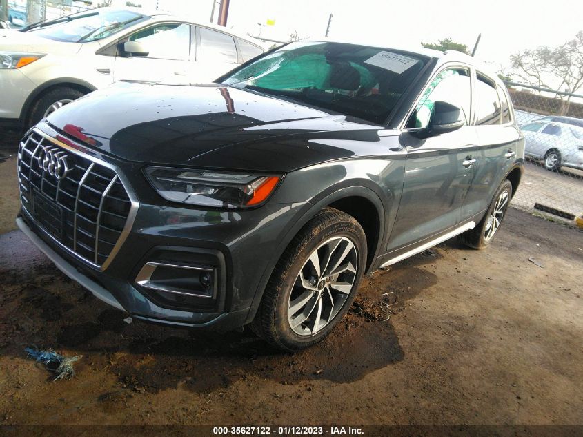 2021 AUDI Q5 PREMIUM VIN: WA1AAAFY8M2032235