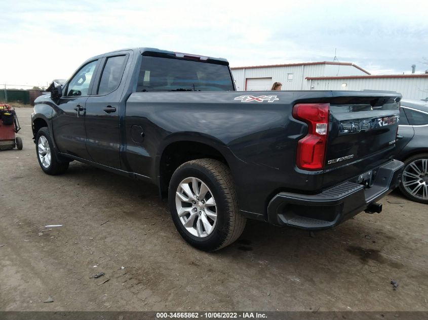 2021 CHEVROLET SILVERADO 1500 CUSTOM VIN: 1GCRYBEK5MZ104331