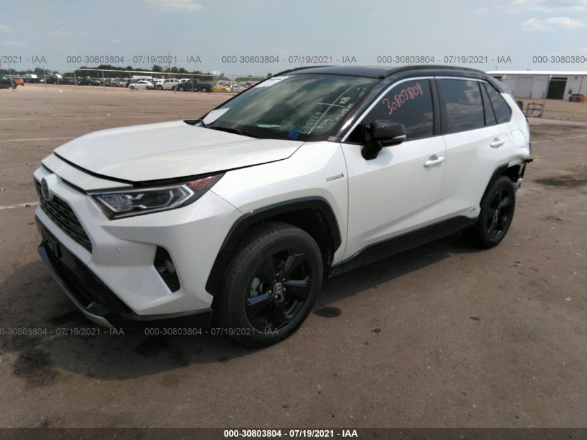 2020 TOYOTA RAV4 HYBRID XSE VIN: JTMEWRFV2LJ032393