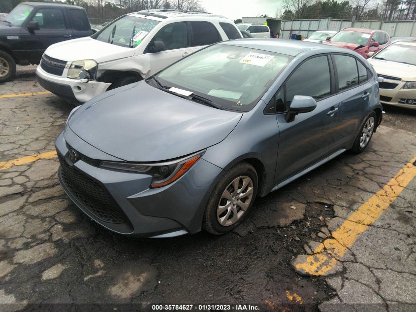 2022 TOYOTA COROLLA LE VIN: 5YFEPMAE0NP376245