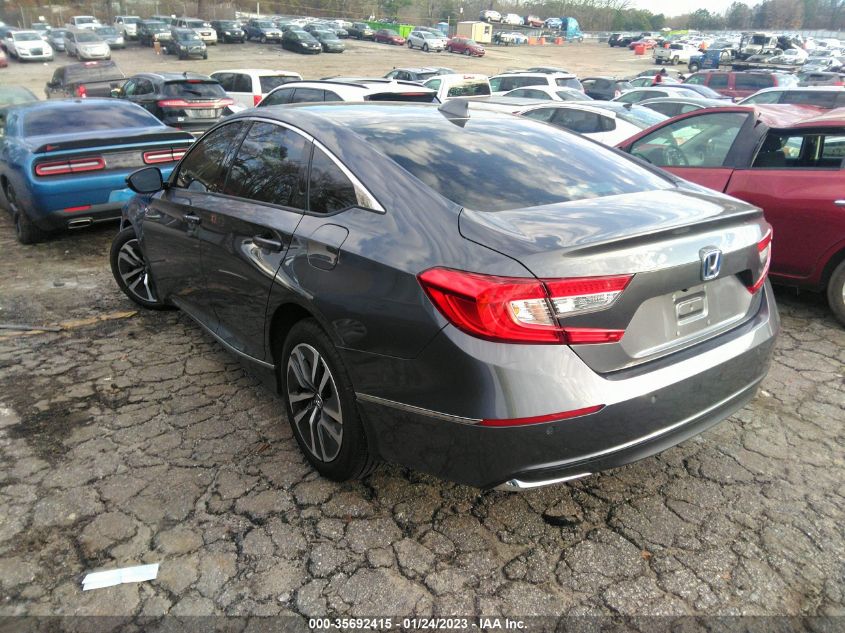 2022 HONDA ACCORD HYBRID EX-L VIN: 1HGCV3F50NA011537
