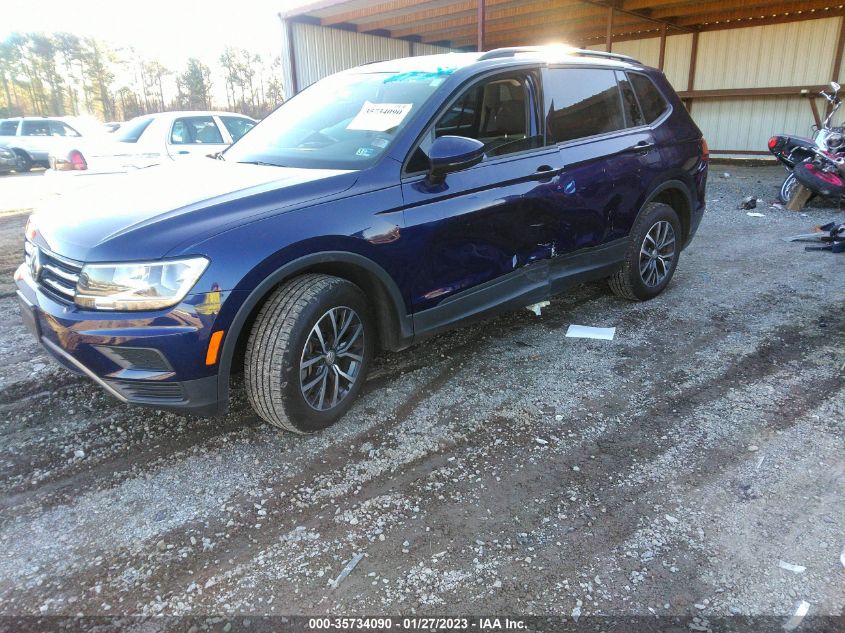 2021 VOLKSWAGEN TIGUAN S VIN: 3VV1B7AX1MM032415