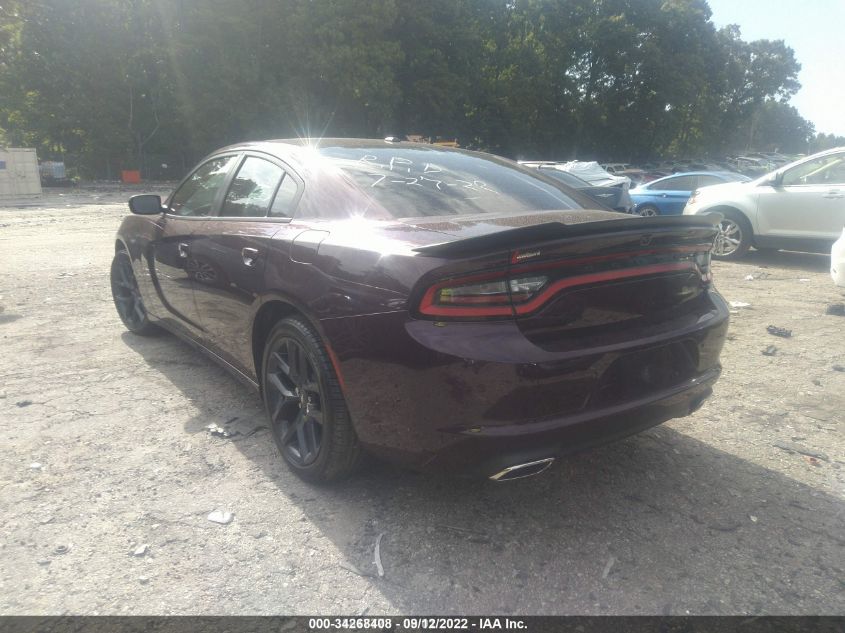 2021 DODGE CHARGER SXT VIN: 2C3CDXBGXMH633275