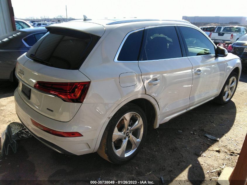 2021 AUDI Q5 PREMIUM PLUS VIN: WA1BAAFY4M2023164