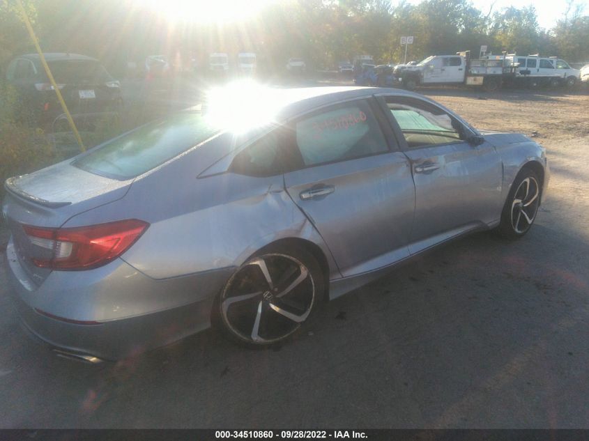 2022 HONDA ACCORD SEDAN SPORT VIN: 1HGCV1F38NA023020