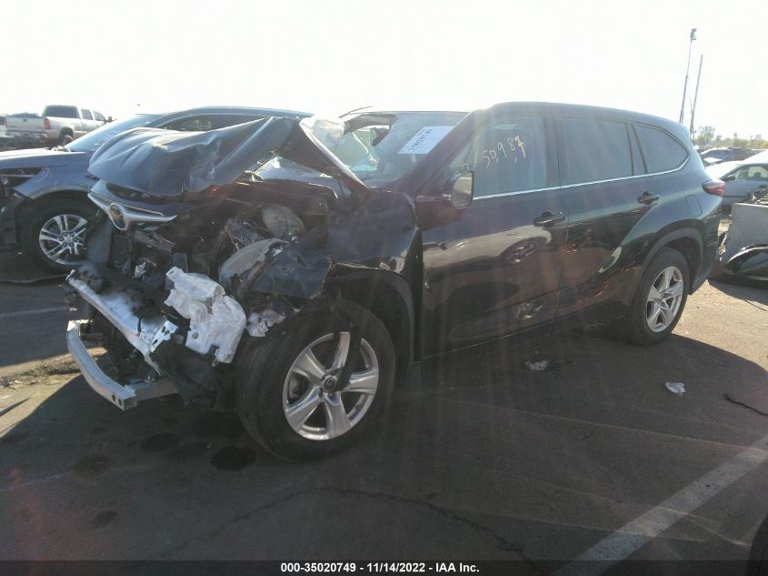 2021 TOYOTA HIGHLANDER L VIN: 5TDCZRAHXMS034266