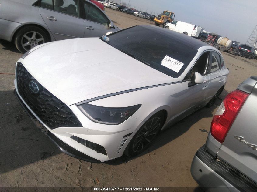 2021 HYUNDAI SONATA LIMITED VIN: 5NPEH4J24MH081406