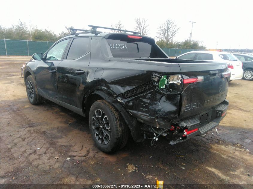 2022 HYUNDAI SANTA CRUZ SEL VIN: 5NTJCDAE5NH039109