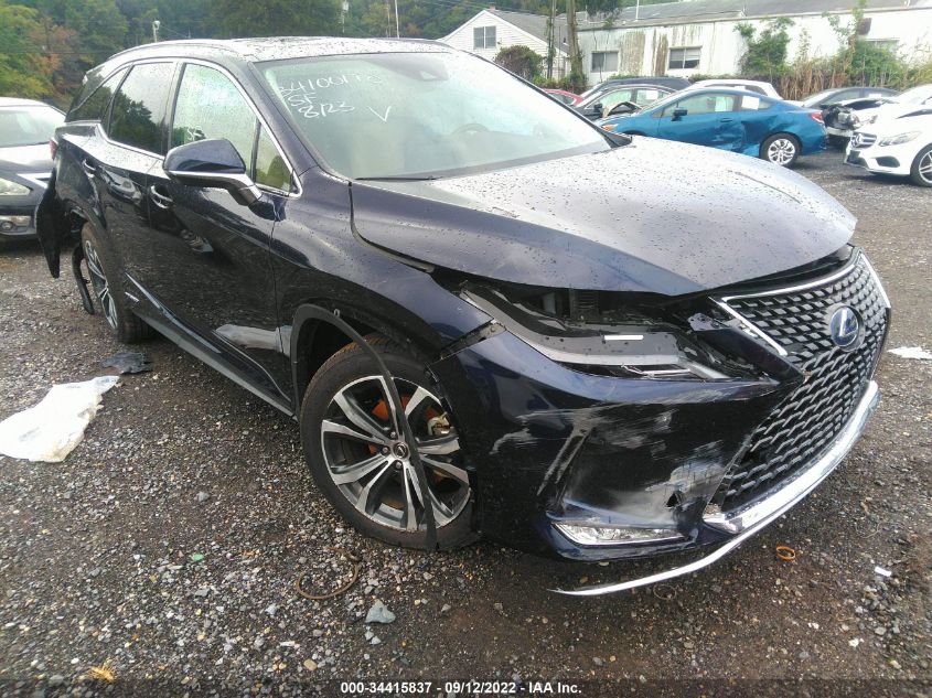 2022 LEXUS RX RX 450HL VIN: JTJHGKFAXN2023255