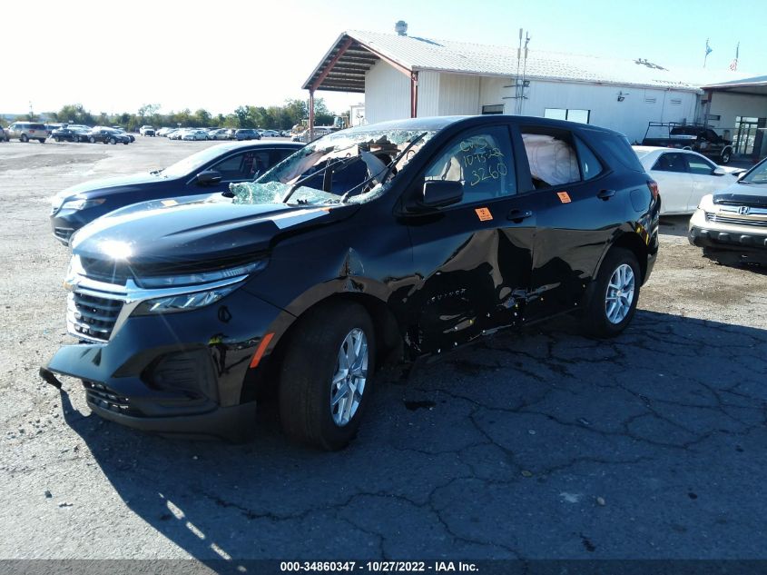 2022 CHEVROLET EQUINOX LS VIN: 2GNAXHEV6N6127263