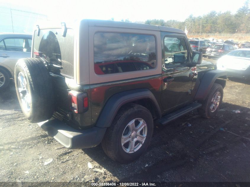 2021 JEEP WRANGLER SPORT S VIN: 1C4GJXAG8MW750023