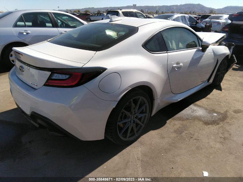 2022 SUBARU BRZ LIMITED VIN: JF1ZDBE16N9703121