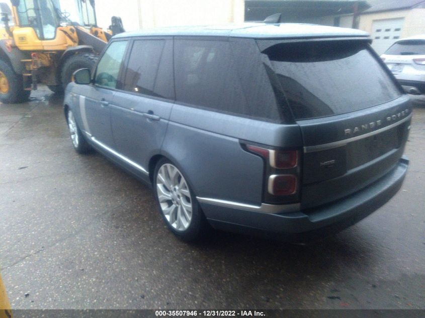 2021 LAND ROVER RANGE ROVER P525 WESTMINSTER VIN: SALGS2SEXMA425683