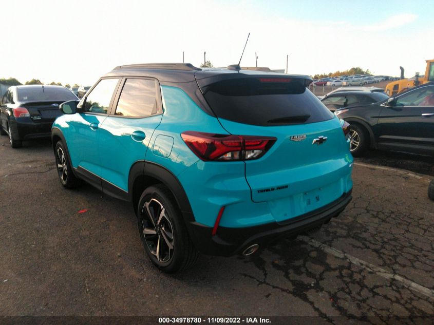 2022 CHEVROLET TRAILBLAZER RS VIN: KL79MTSL7NB113439