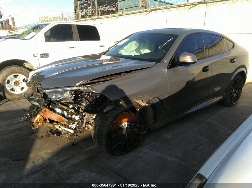 2022 BMW X6 M50I VIN: 5UXCY8C02N9J09948