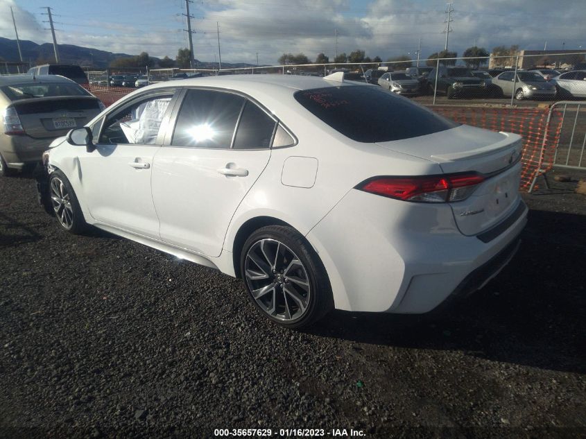 2022 TOYOTA COROLLA SE/SE NIGHTSHADE/APEX SE VIN: JTDS4MCE1N3500556