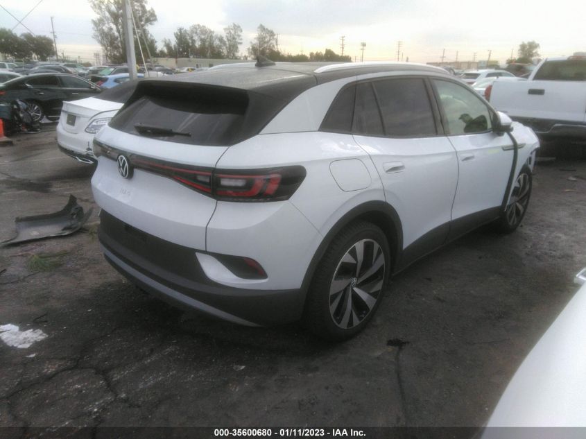 2021 VOLKSWAGEN ID.4 PRO S VIN: WVGUNPE20MP059497