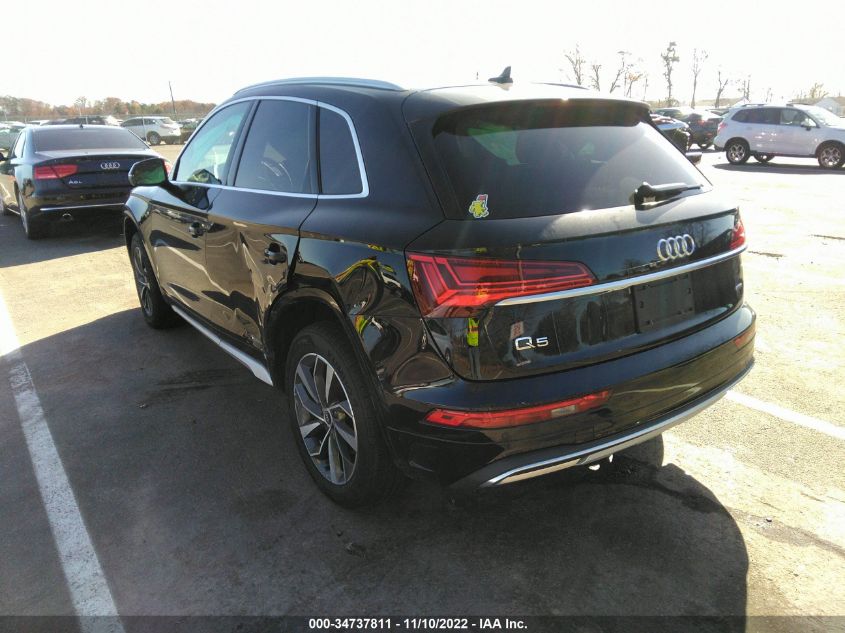2021 AUDI Q5 PREMIUM PLUS VIN: WA1BAAFY4M2136936
