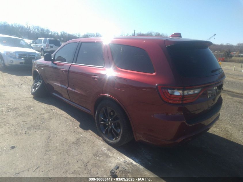 2022 DODGE DURANGO R/T PLUS VIN: 1C4SDJCT4NC191162