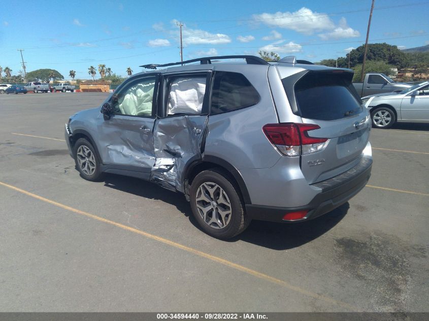 2021 SUBARU FORESTER PREMIUM VIN: JF2SKAJC5MH545072