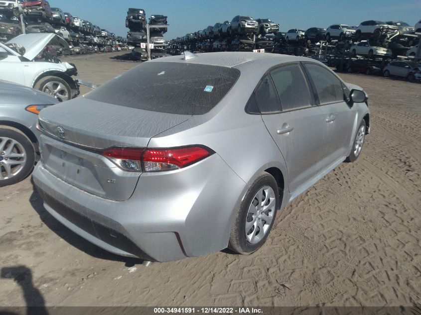 2022 TOYOTA COROLLA LE VIN: JTDEPMAE5NJ211621