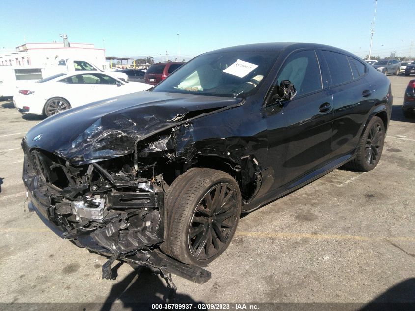 2022 BMW X6 XDRIVE40I VIN: 5UXCY6C00N9M84337