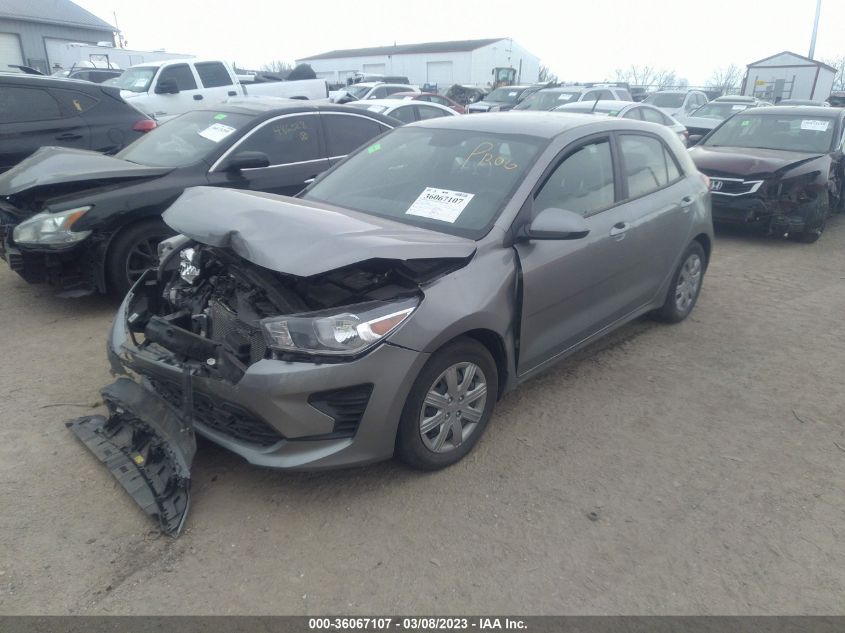 2022 KIA RIO 5-DOOR S VIN: 3KPA25AD6NE481996