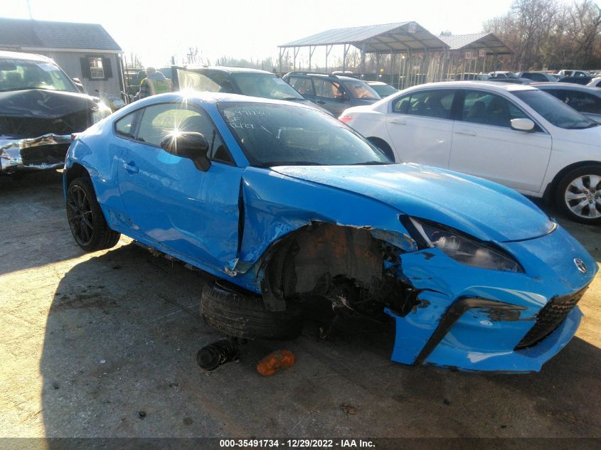 2022 TOYOTA GR86 PREMIUM VIN: JF1ZNBF1XN8758334