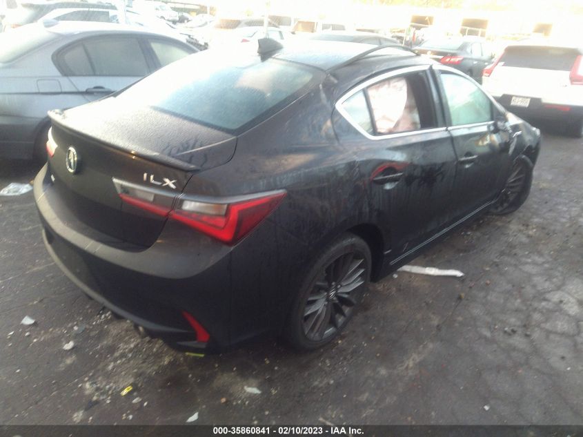 2022 ACURA ILX PACKAGE VIN: 19UDE2F89NA003316
