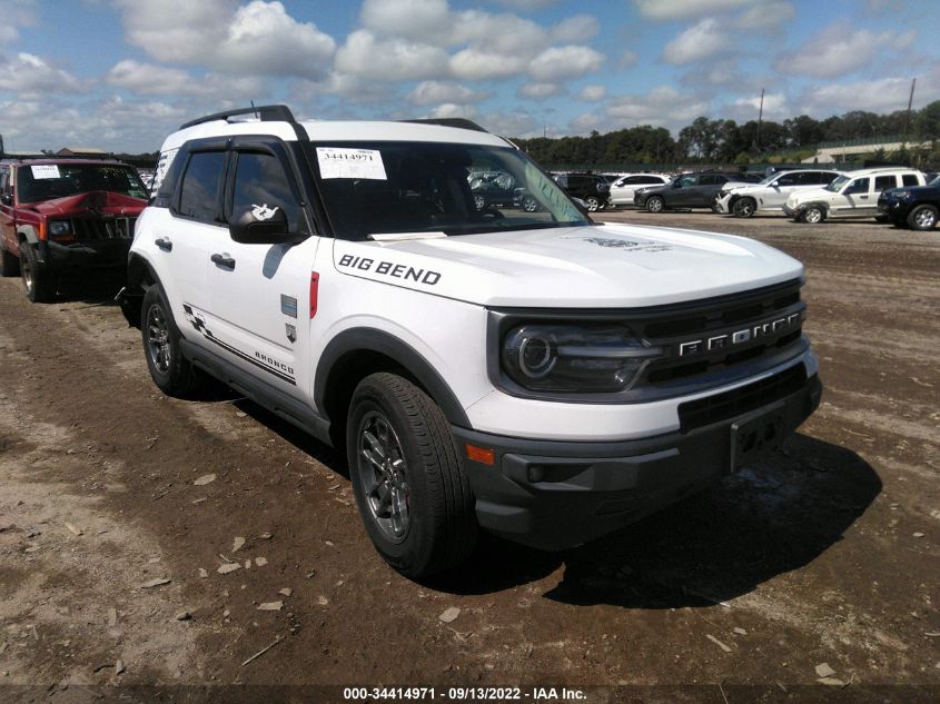 2021 FORD BRONCO SPORT BIG BEND VIN: 3FMCR9B67MRA21096