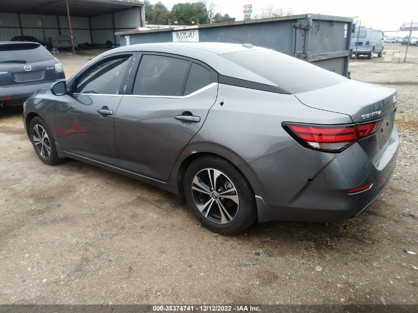 2022 NISSAN SENTRA SV VIN: 3N1AB8CV8NY212035