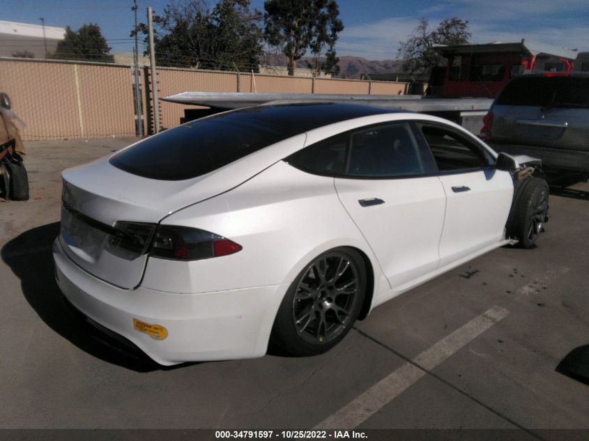 2022 TESLA MODEL S VIN: 5YJSA1E54NF468726