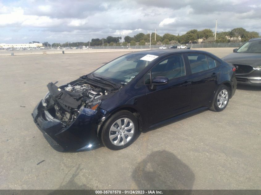 2022 TOYOTA COROLLA LE VIN: 5YFEPMAE3NP387854