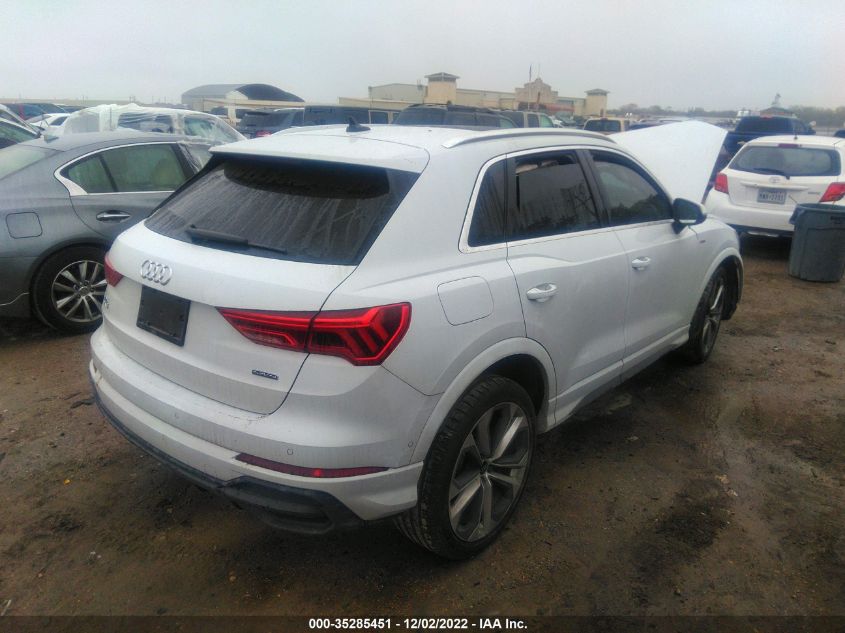 2021 AUDI Q3 S LINE PREMIUM PLUS VIN: WA1EECF33M1138992