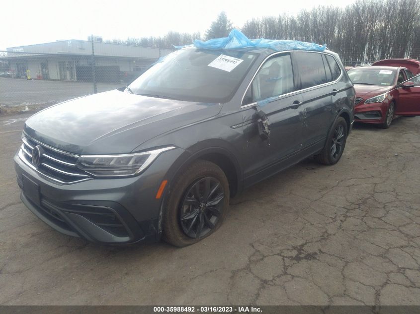 2022 VOLKSWAGEN TIGUAN SE VIN: 3VV2B7AX8NM011745
