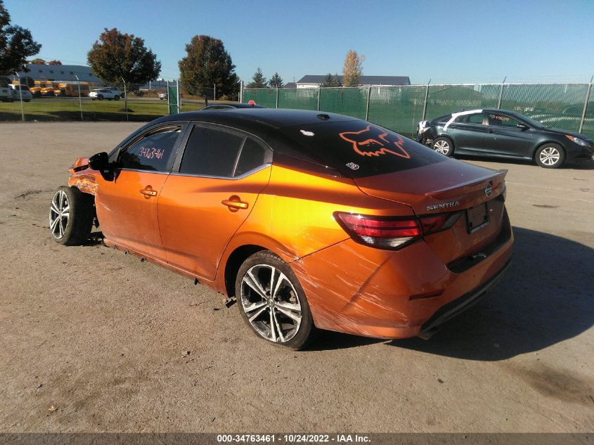 2021 NISSAN SENTRA SR VIN: 3N1AB8DV3MY211548