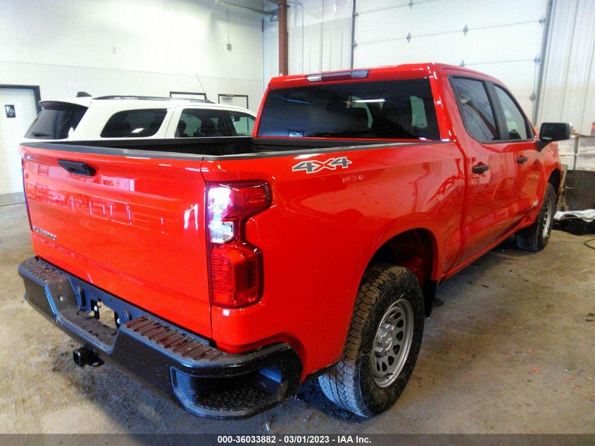 2023 CHEVROLET SILVERADO 1500 WORK TRUCK VIN: 1GCPDAEK5PZ222106