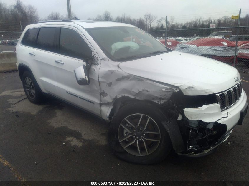 2022 JEEP GRAND CHEROKEE WK LIMITED VIN: 1C4RJFBG6NC165302