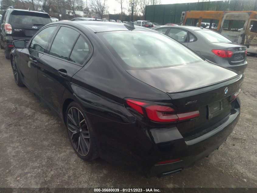 2021 BMW 5 SERIES M550I XDRIVE VIN: WBA13BK04MCF57681