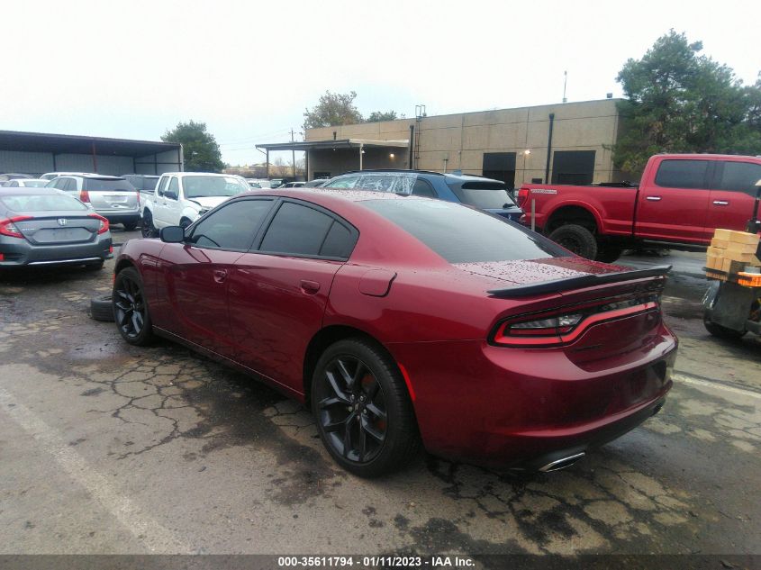 2021 DODGE CHARGER SXT VIN: 2C3CDXBG6MH653491