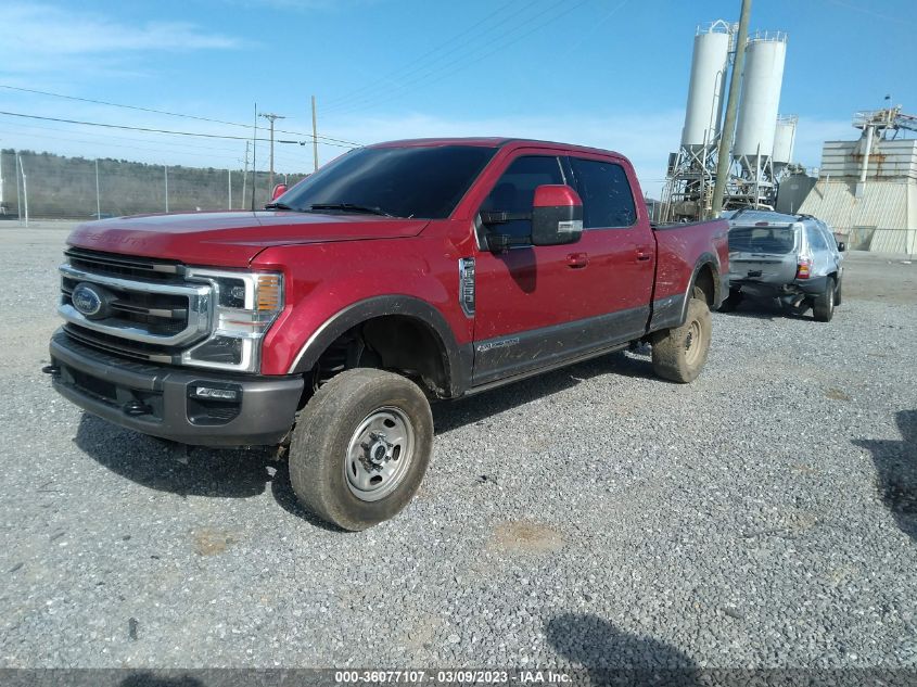 2022 FORD SUPER DUTY F-250 SRW XL/XLT/LARIAT VIN: 1FT7W2BTXNEE55397