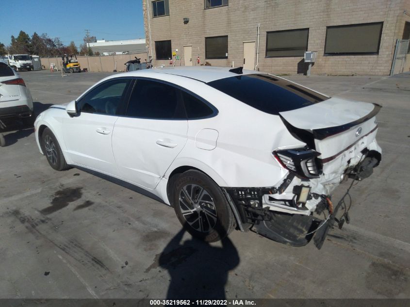 2020 HYUNDAI SONATA HYBRID BLUE VIN: KMHL24JJ4LA012488