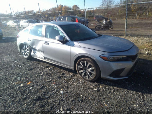 2022 HONDA CIVIC HATCHBACK EX-L VIN: 19XFL1H7XNE002345