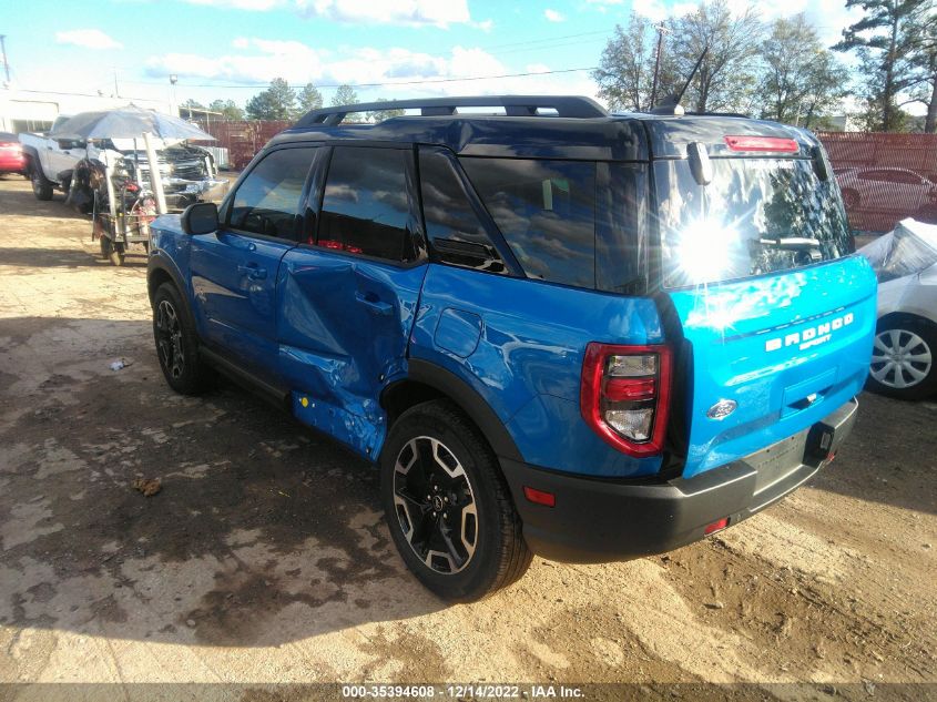 2022 FORD BRONCO SPORT OUTER BANKS VIN: 3FMCR9C65NRD02040