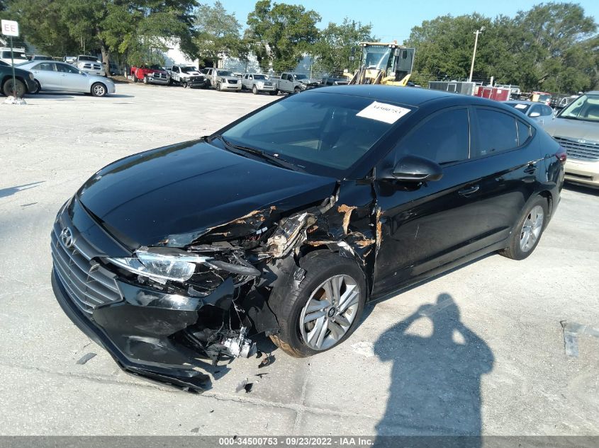 2020 HYUNDAI ELANTRA SEL VIN: KMHD84LFXLU105655